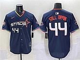 Men's Houston Astros #44 Still Tippin Navy 2025 City Connect With Texas Patch Limited Stitched Jersey,baseball caps,new era cap wholesale,wholesale hats